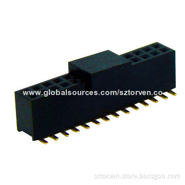 Female Header, 1.27mm Dual-row, SMD Type with Lift Cap in Tape and 44mm Reel HeightNew